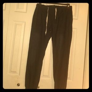 Denim blue joggers lightweight